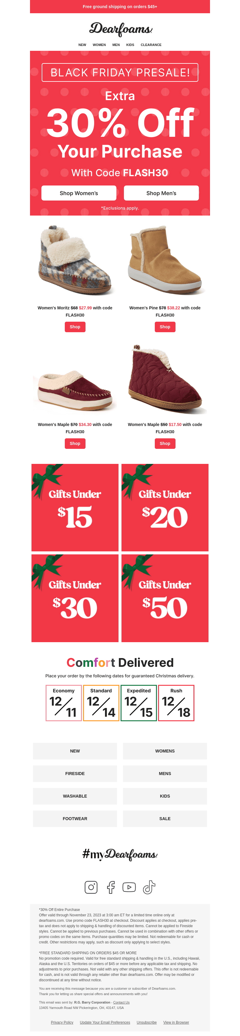 Black Friday Presale—Extra 30% Off Your Purchase