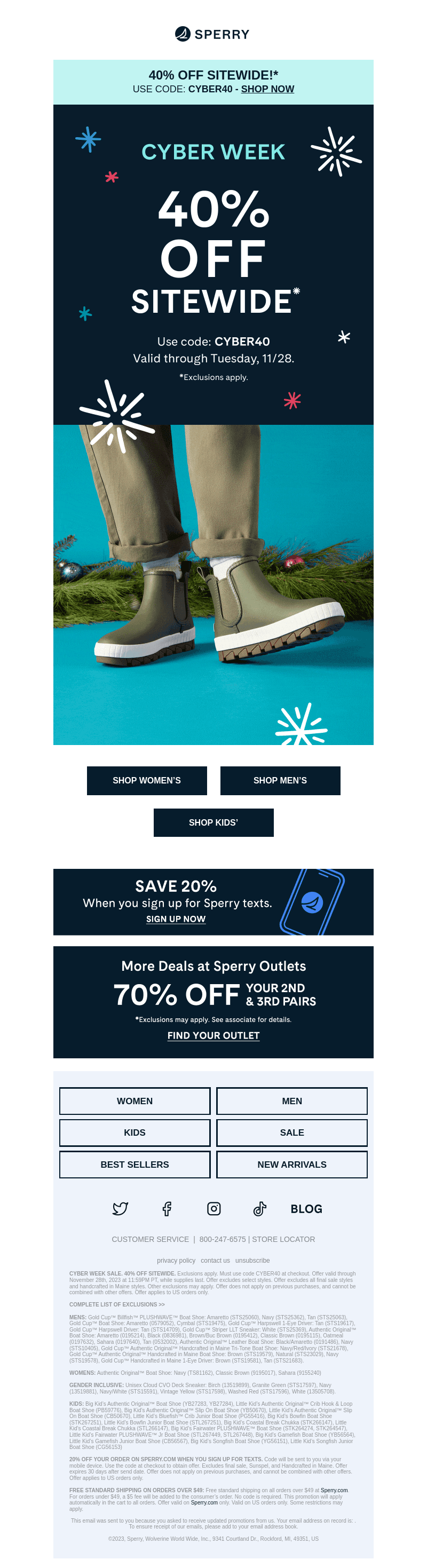 40% off SITEWIDE!