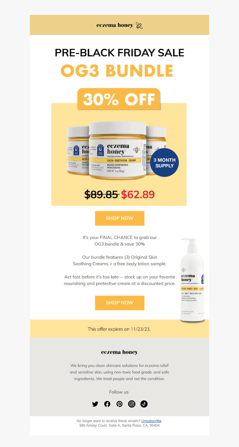 [Final Call] 30% OFF OG3 Bundle🚨