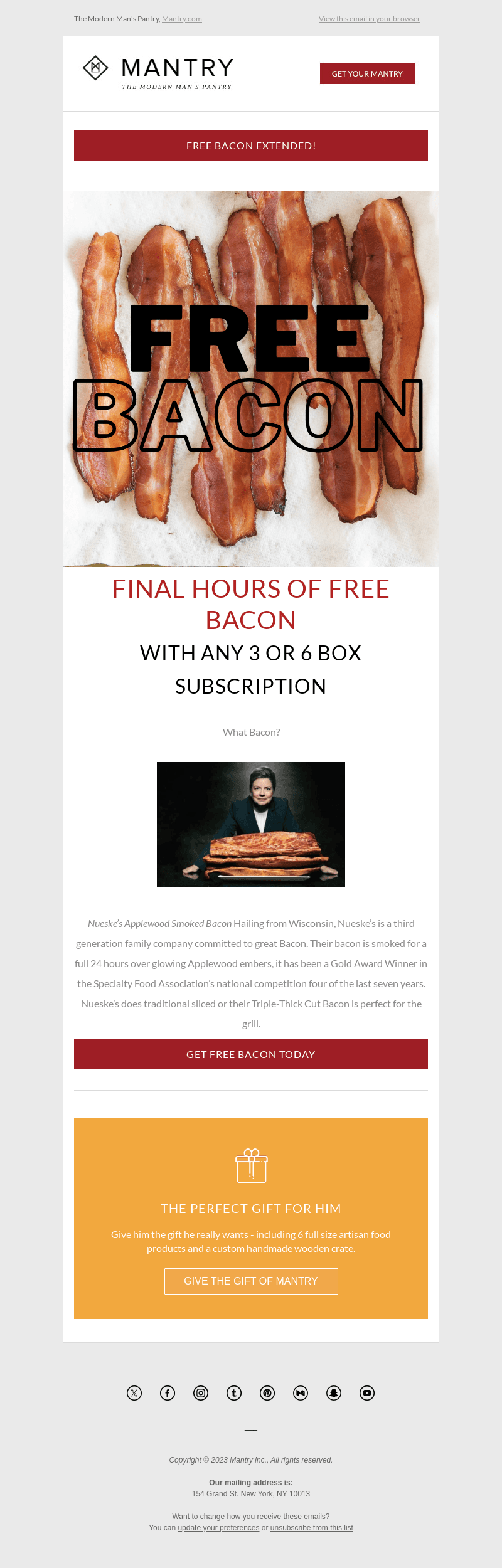 🚨FINAL HOURS to Get Free Bacon 🥓