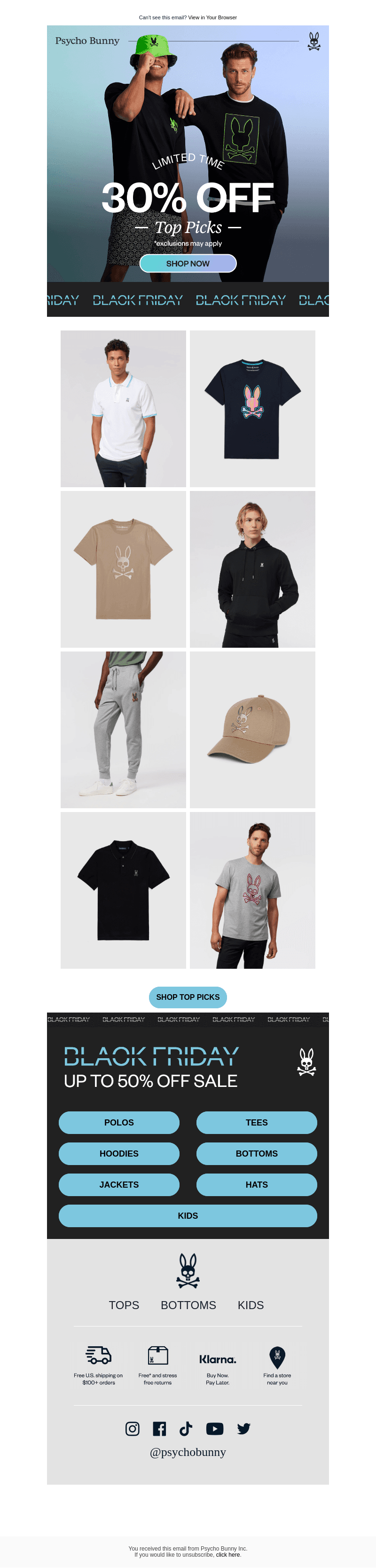 Black Friday Top Picks: 30% off
