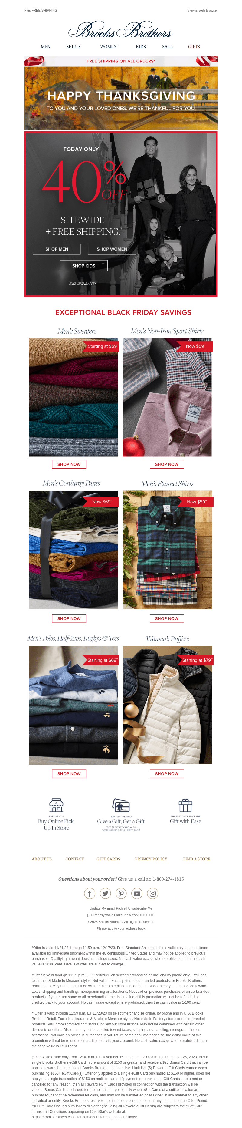 Enjoy 40% off sitewide TODAY ONLY