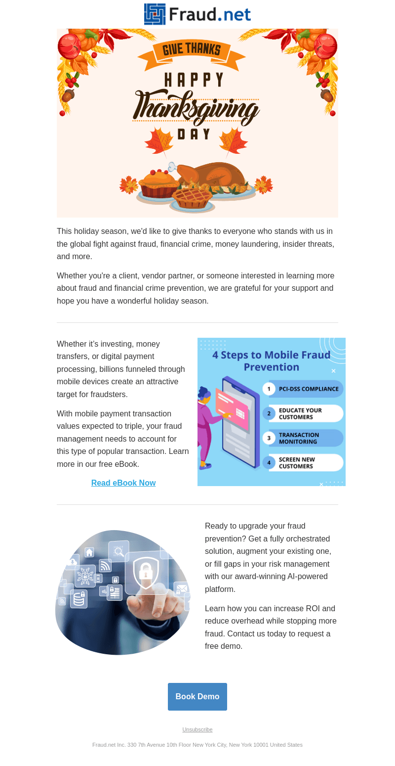 Fraud.net email from Thu, Nov 23, 2023