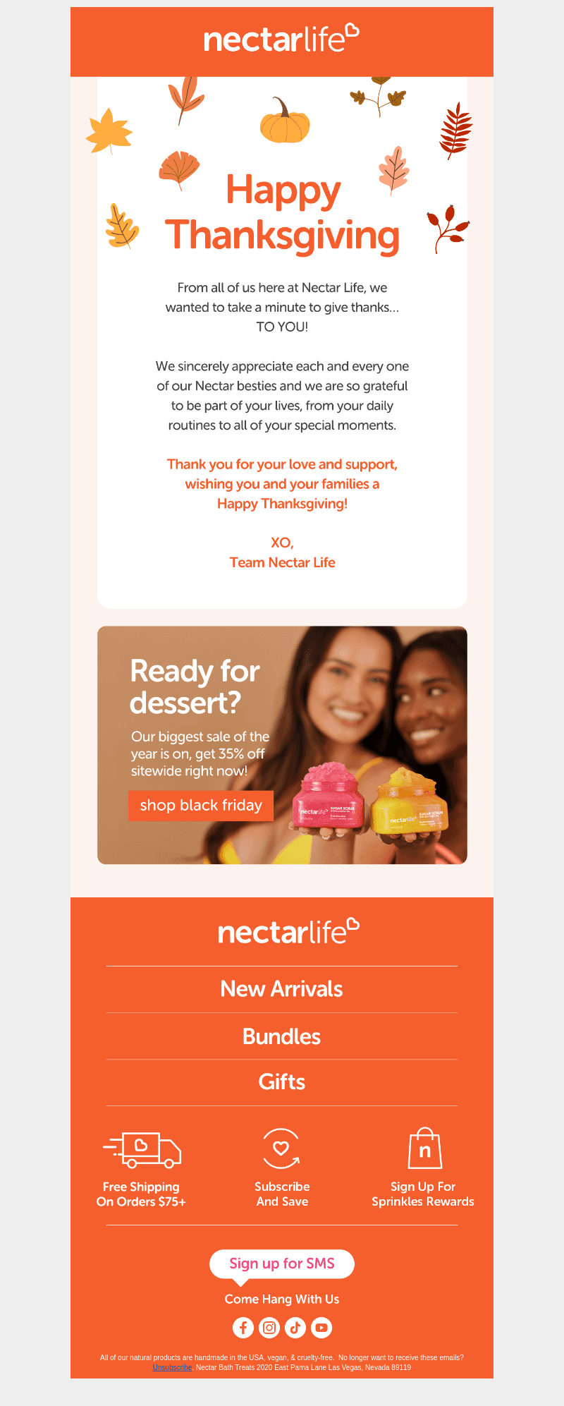 It’s giving THANKS!