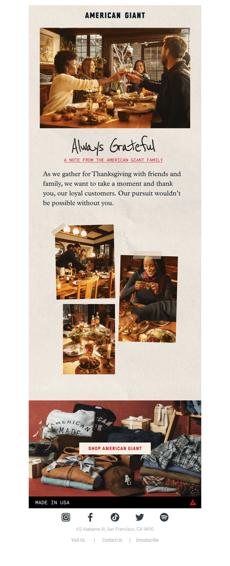 Grateful to you