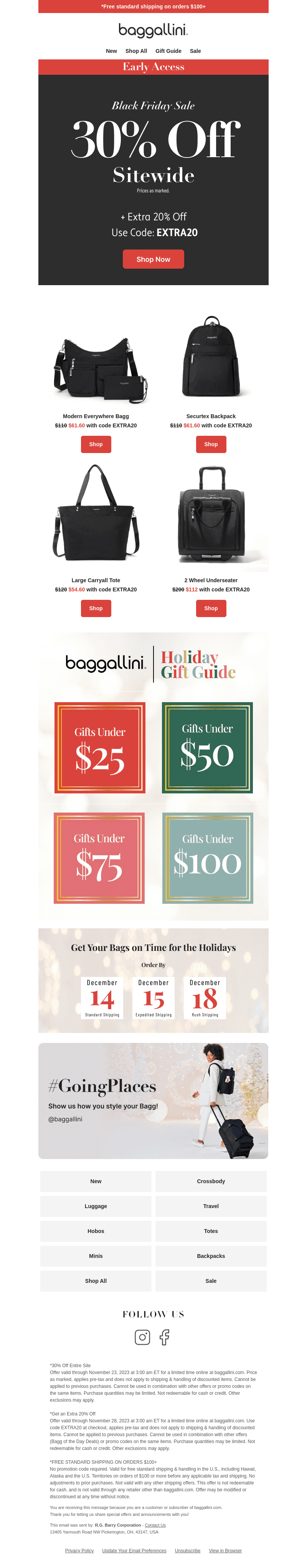 Early Access Final Hours—30% off Sitewide + Extra 20% off