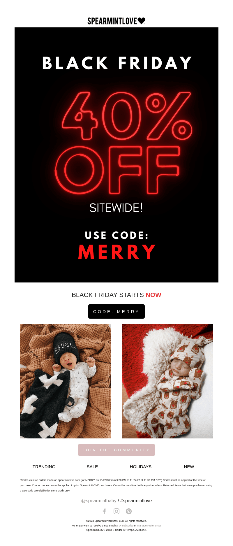 Black Friday starts NOW
