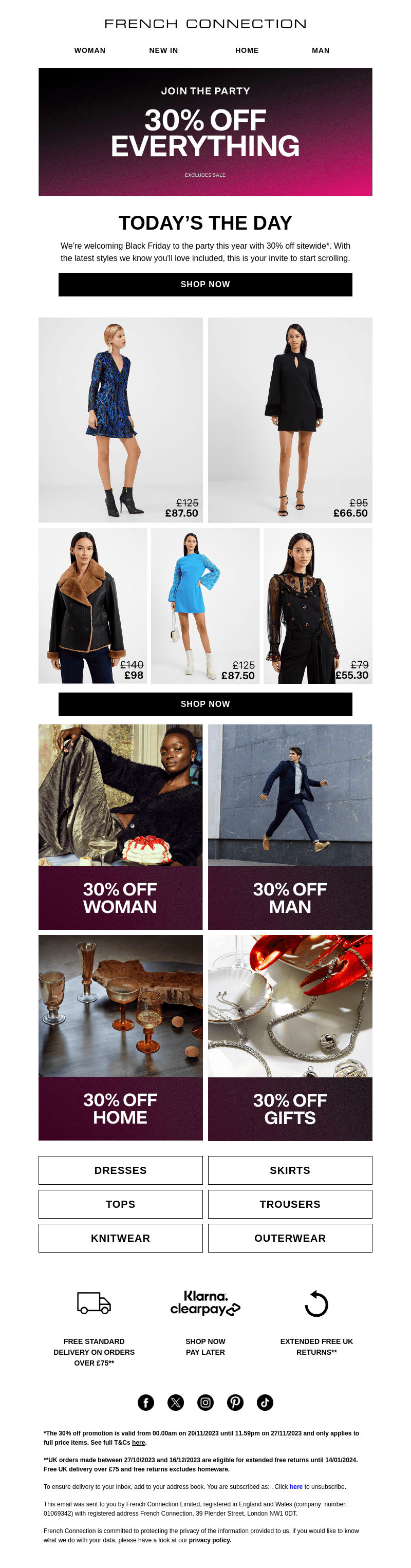 Black Friday is here: 30% off everything 🖤