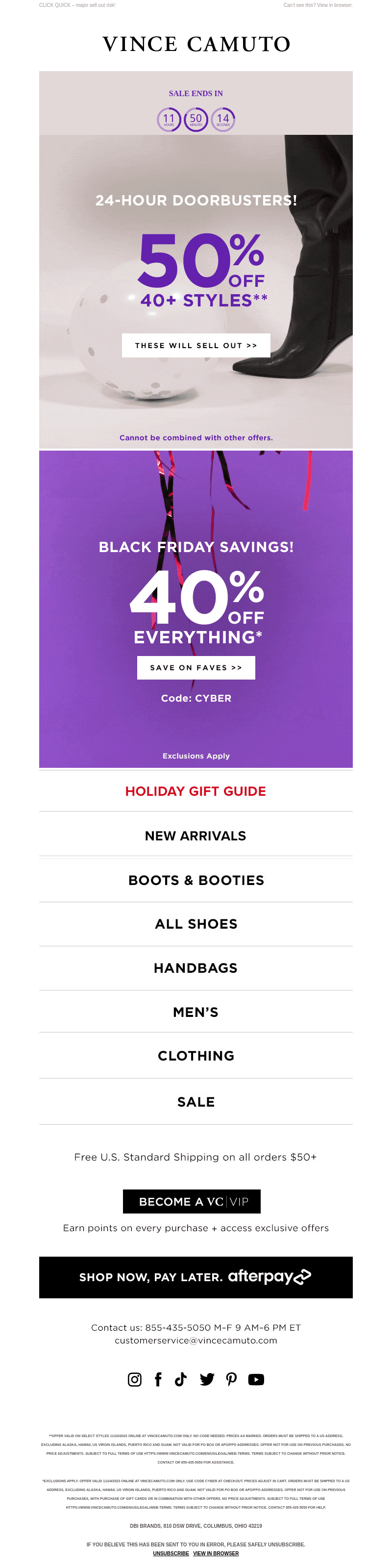 🎉 50% OFF 40+ Styles ​​