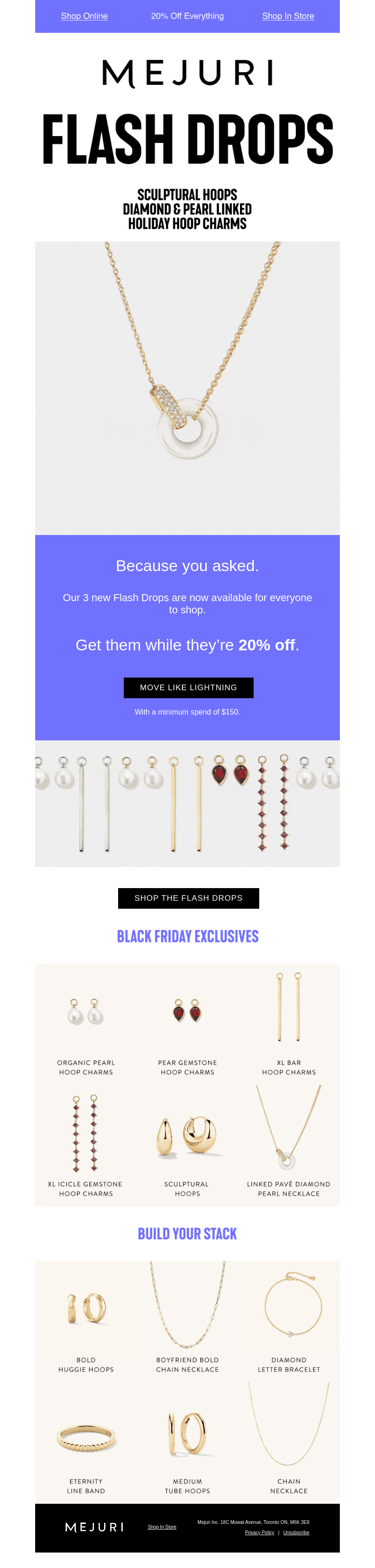 BLACK FRIDAY: New Styles Added