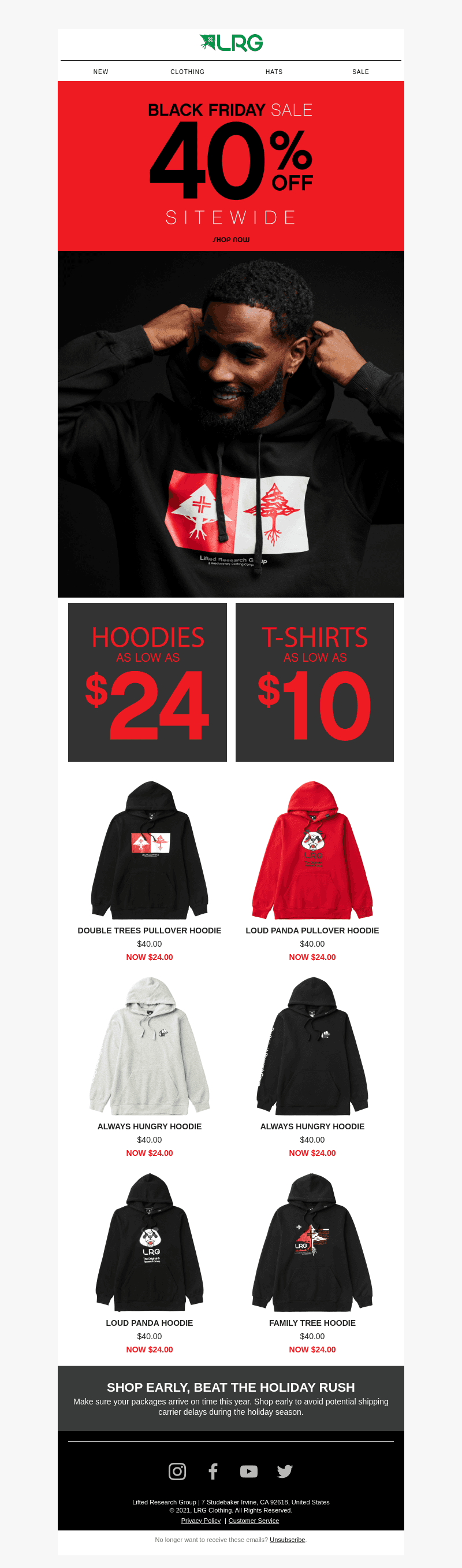 NEW DROP + 40% OFF SITEWIDE