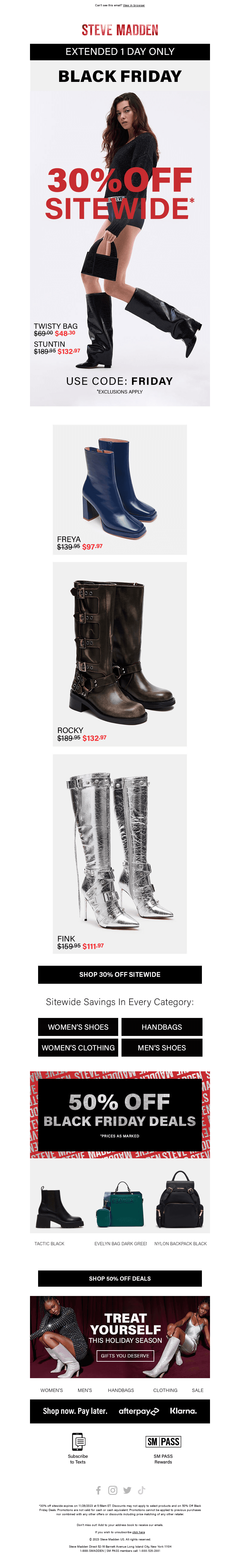 OVER A THOUSAND STYLES AT 30% OFF