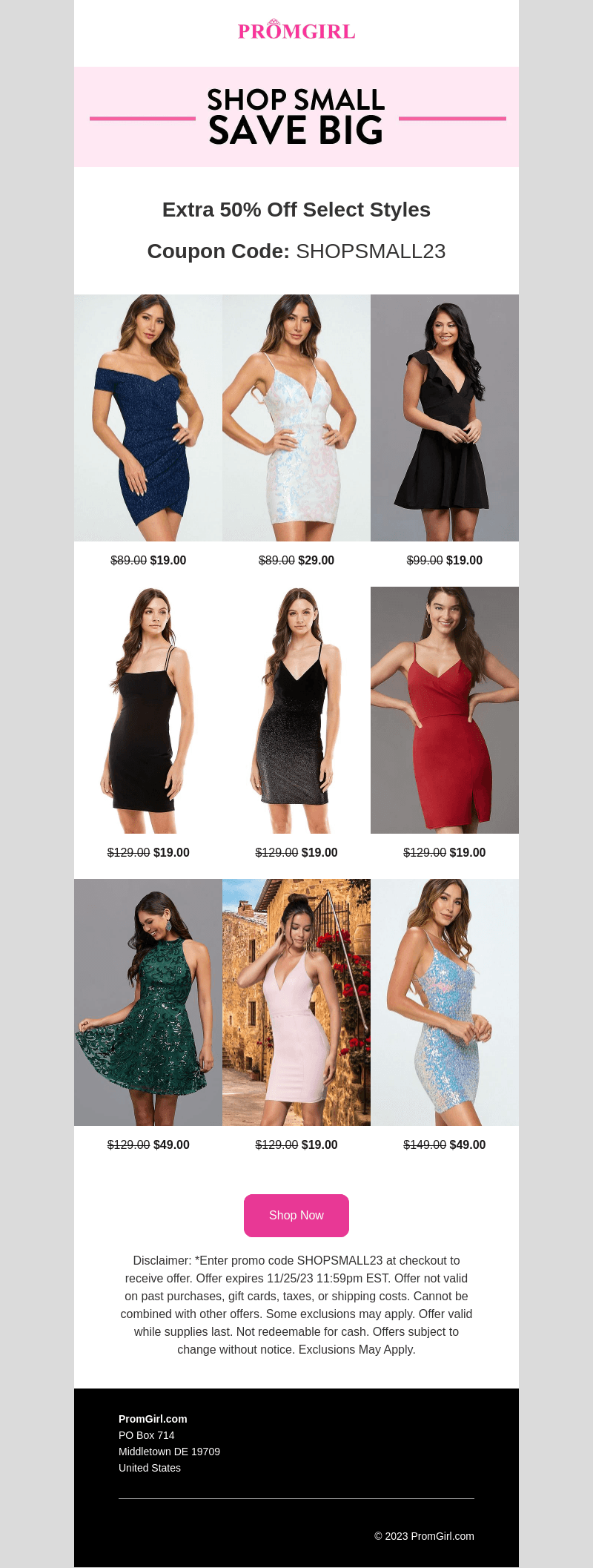 Shop Small - Save Big!