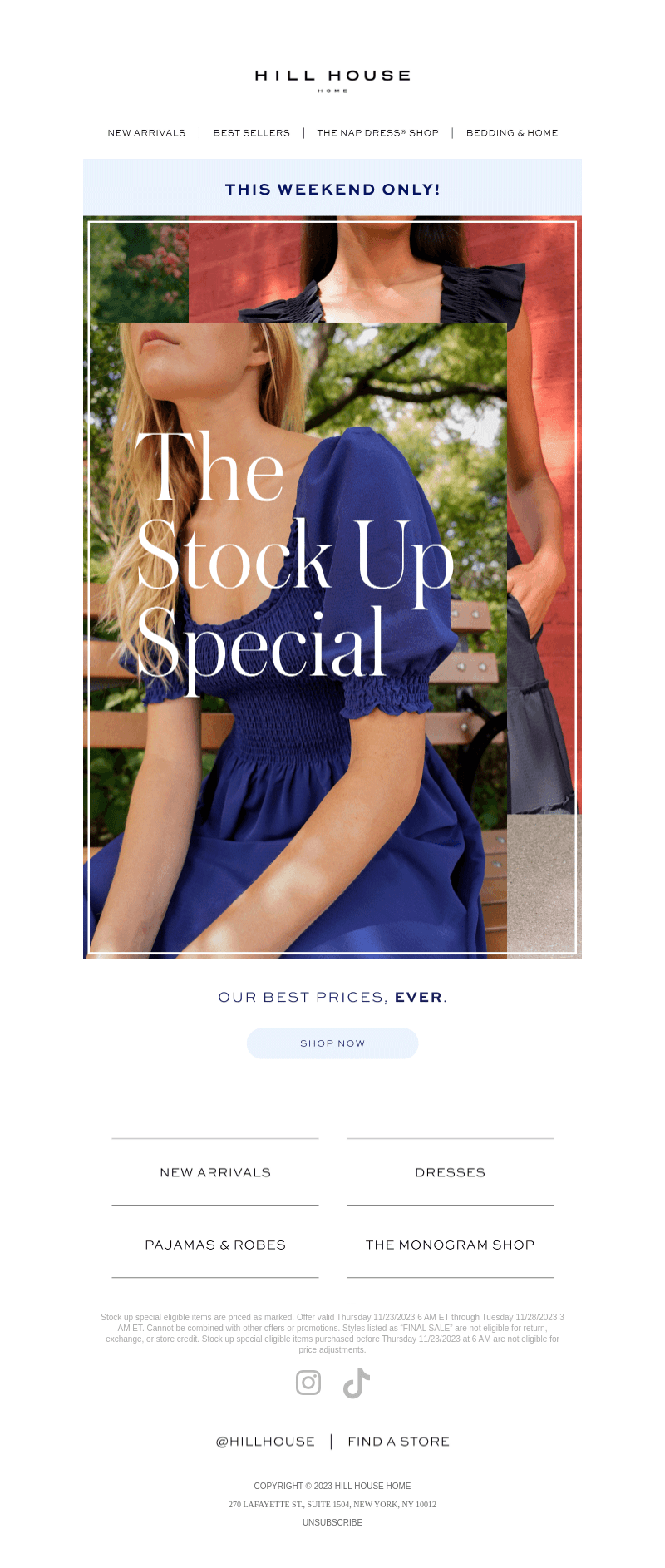 Our Best Prices, EVER.