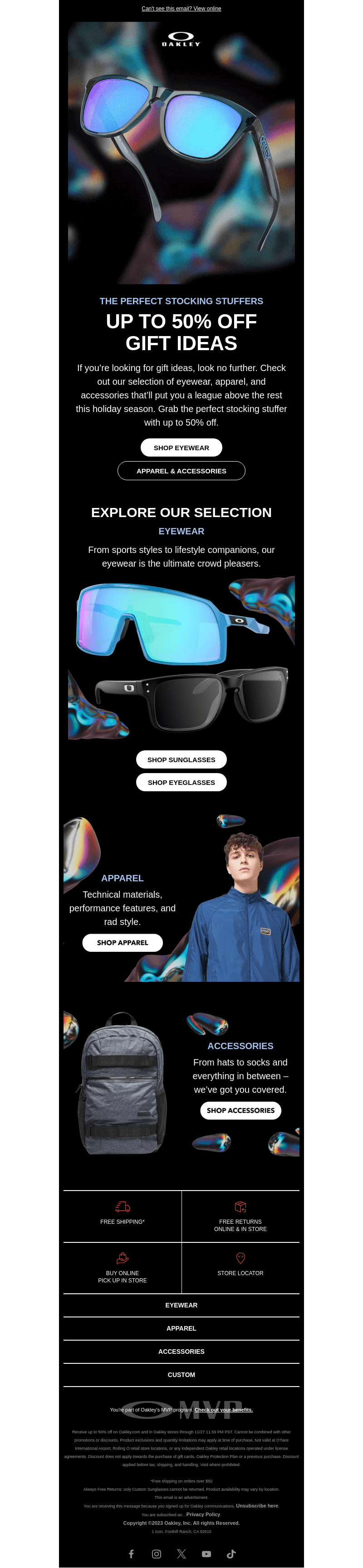 Explore gifts for up to 50% off