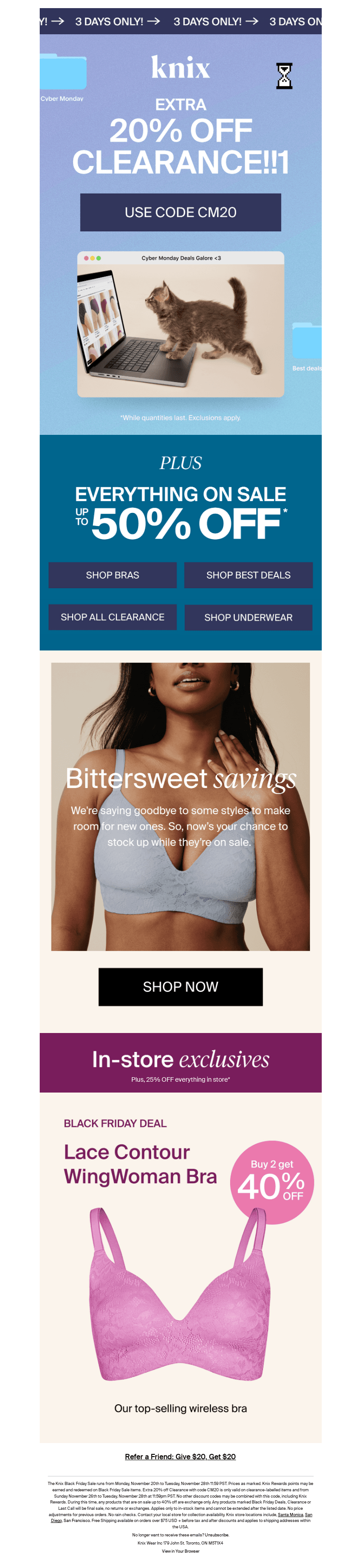 CYBER MONDAY STARTS EARLY