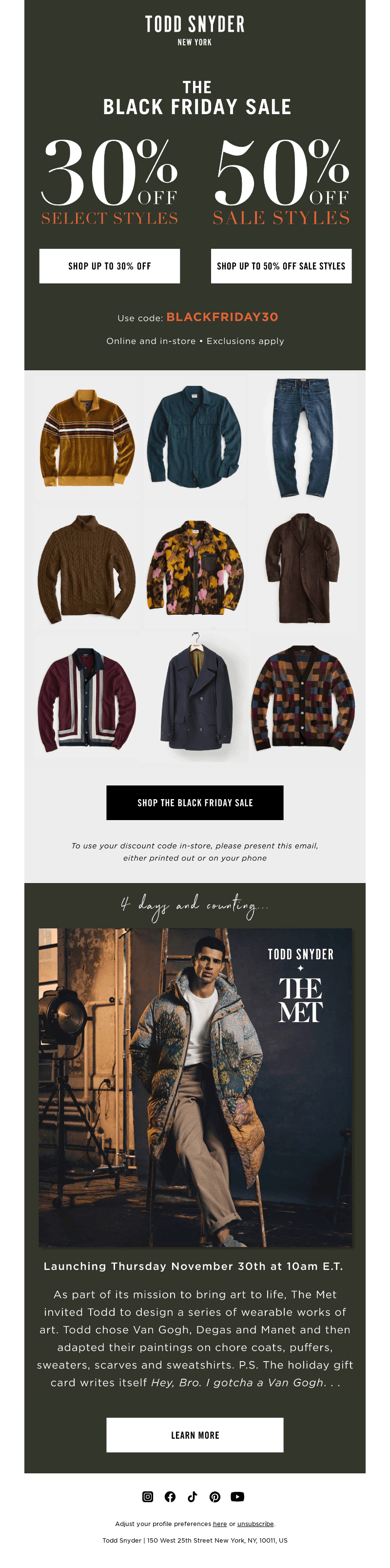 Black Friday Continues. But Not For Long.