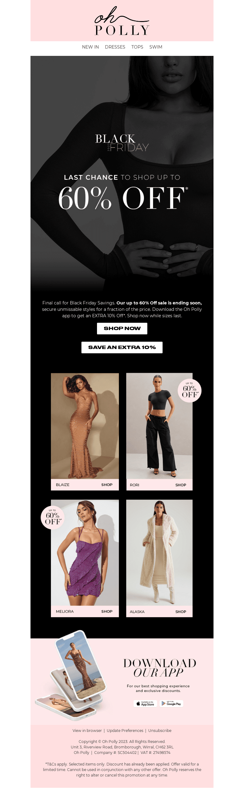 Final Call for Black Friday Savings