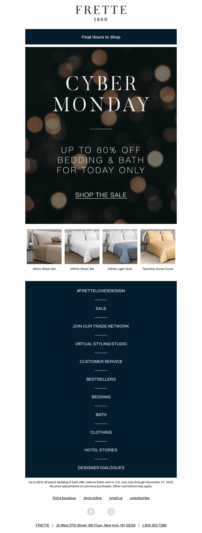 Up To 80% Off Ends Tonight | Cyber Monday