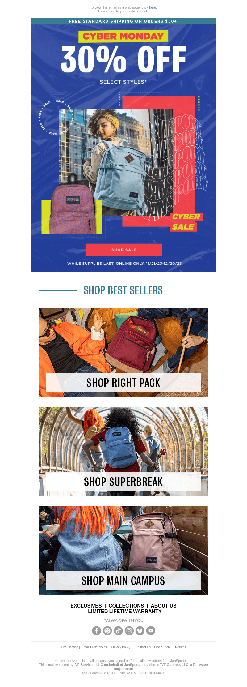 Live! 30% Off | Cyber Monday