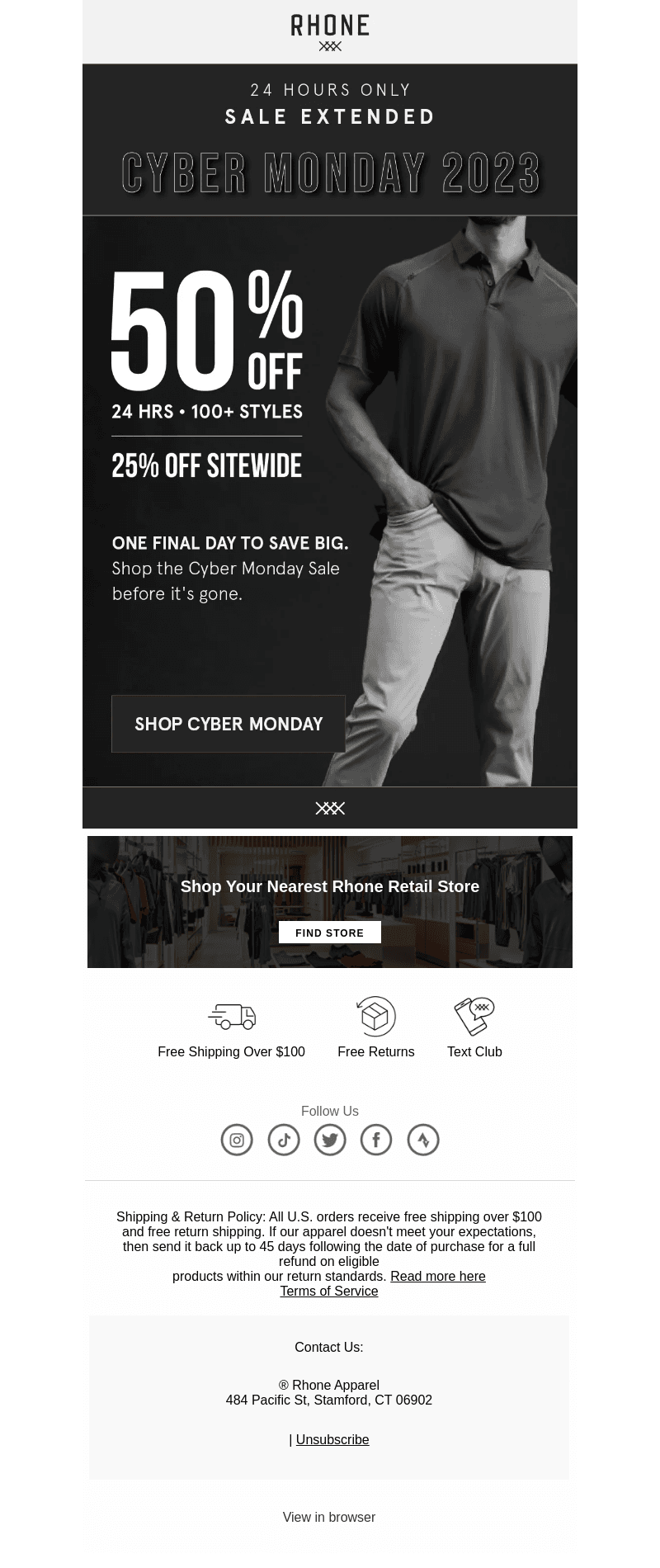 CYBER MONDAY EXTENDED - One Day Only