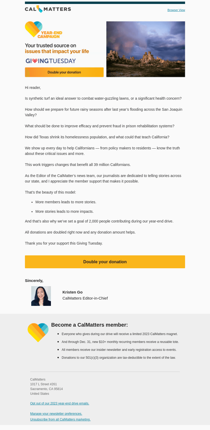 Calm email from Tue, Nov 28, 2023