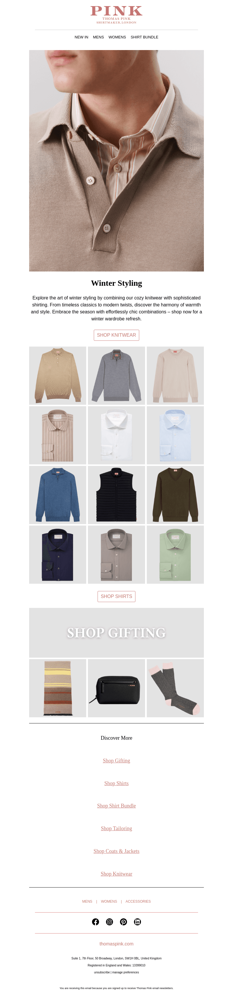 Winter Styling | Knitwear + Shirting