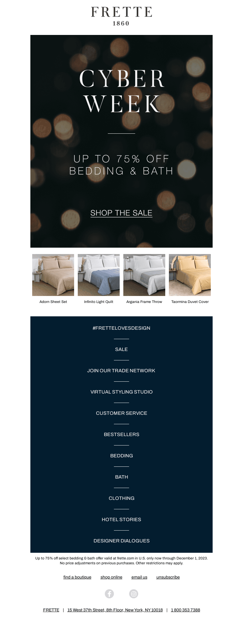 Cyber Week Ends Soon | Up To 75% Off