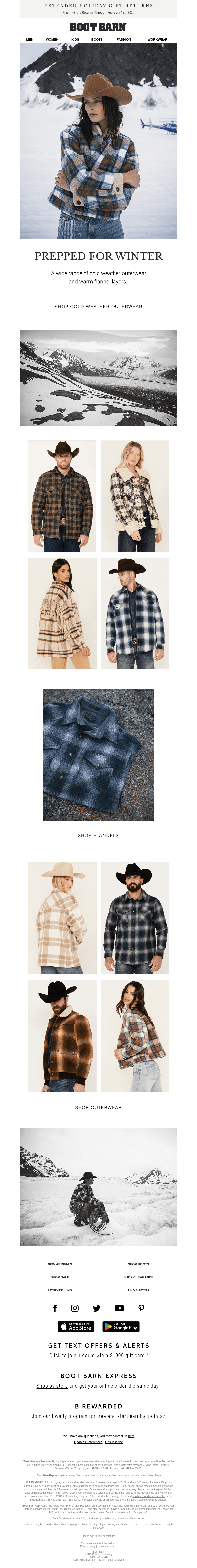 Winter Ready Outerwear & Flannels