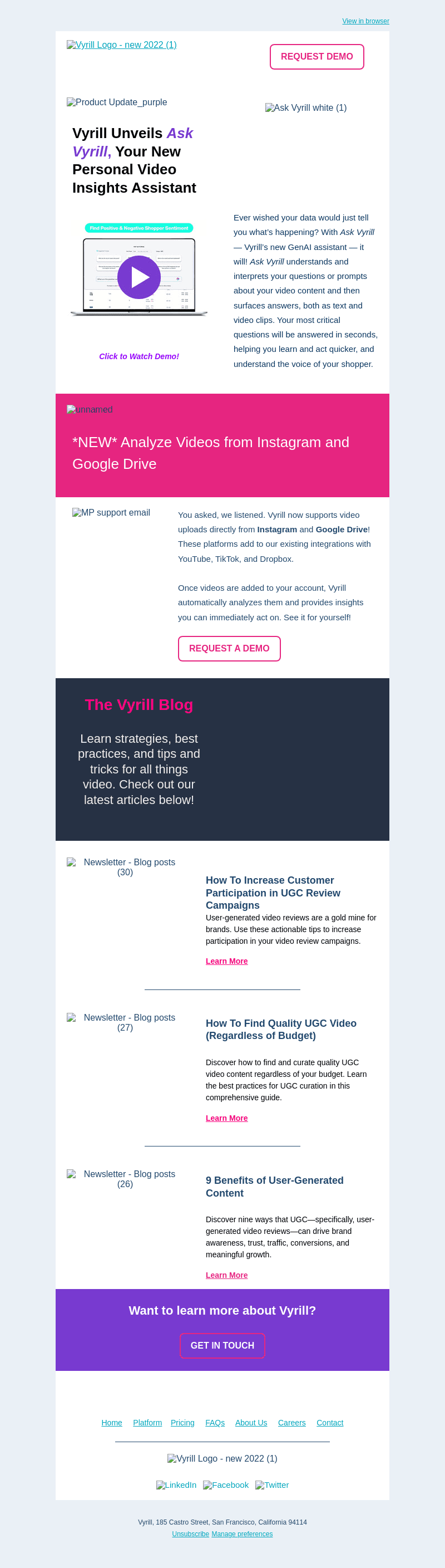 Vyrill email from Wed, Nov 29, 2023