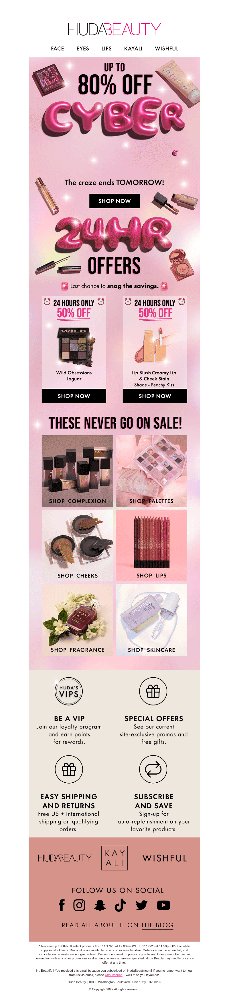 ONE MORE DAY FOR 80% OFF 🔥