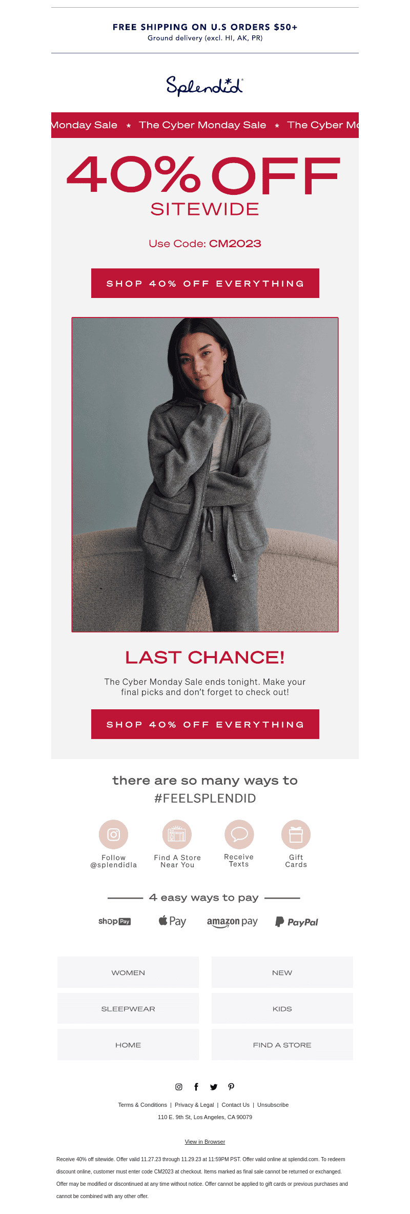 REMINDER: 40% Off Sitewide Ends Today