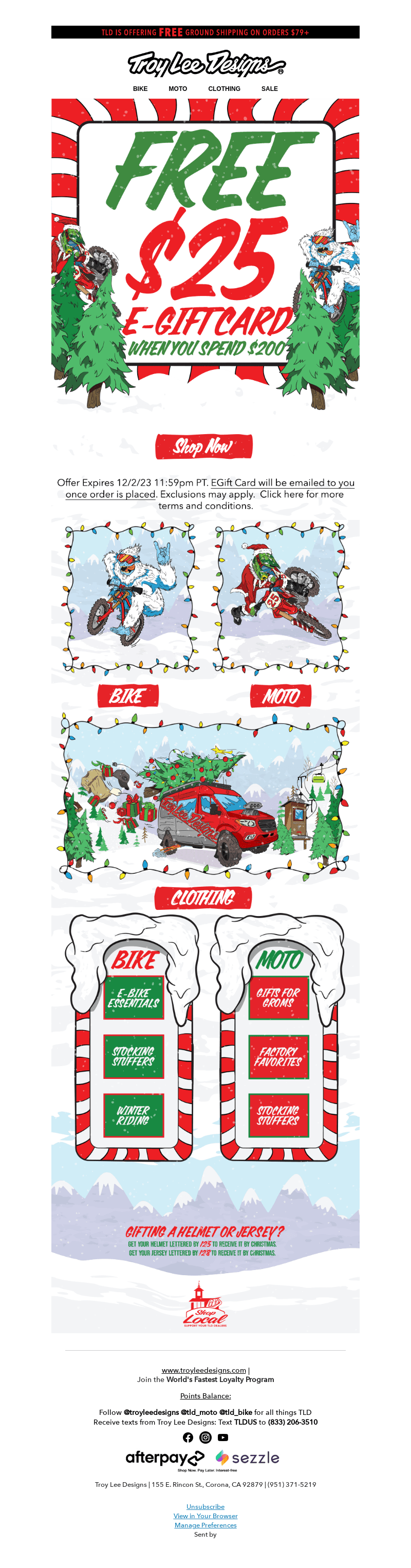 Get a $25 eGift Card with your purchase!