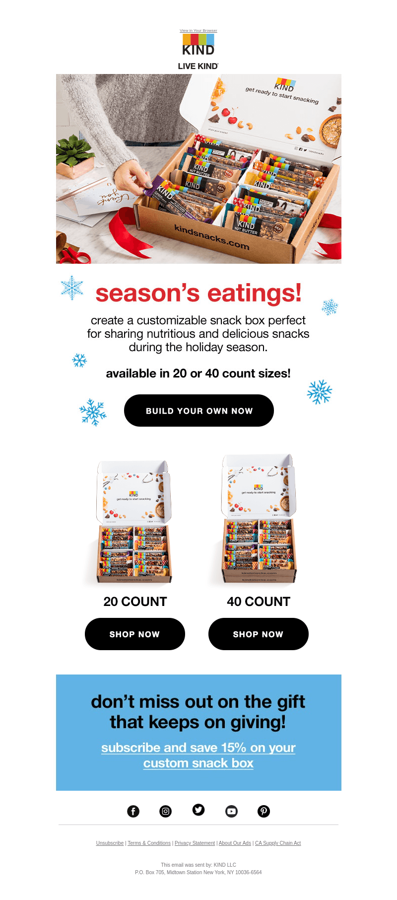 Season's greetings & eatings!