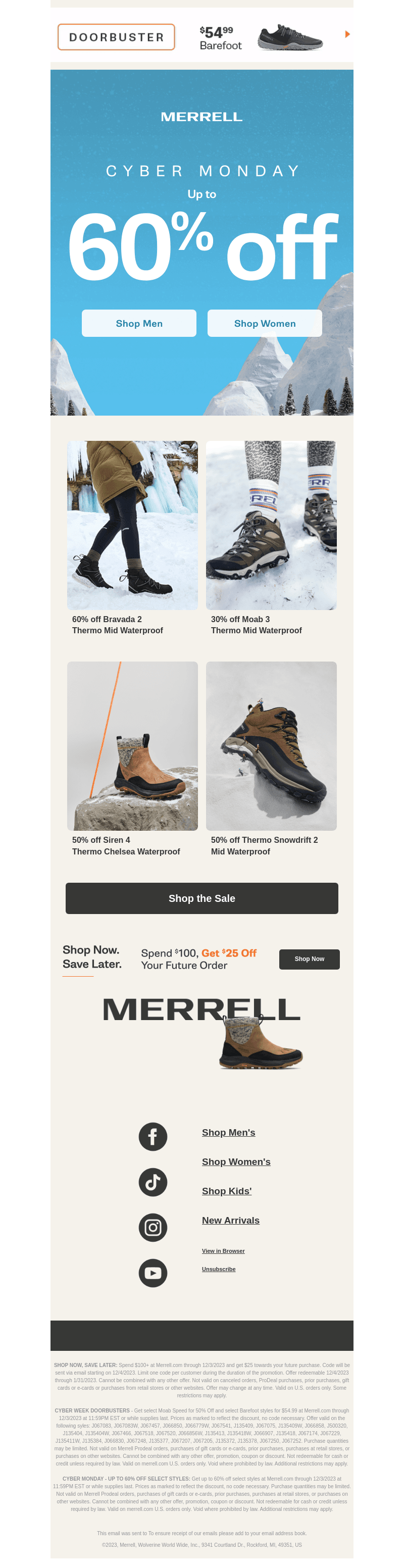 Up to 60% off is going fast!