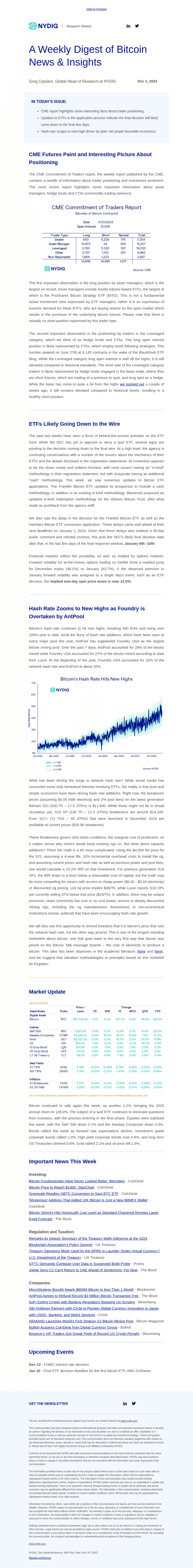 A Look at Trader Positioning Through Derivates Data