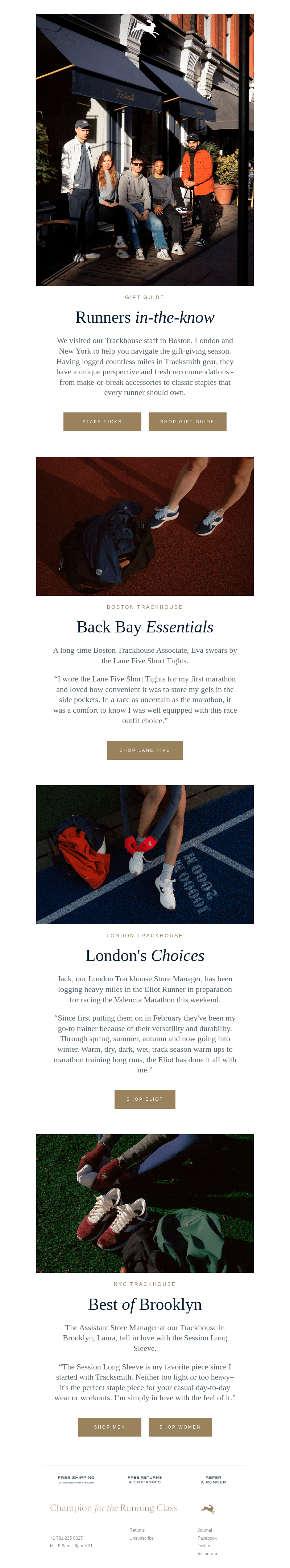 Gifts for Runners, by Runners