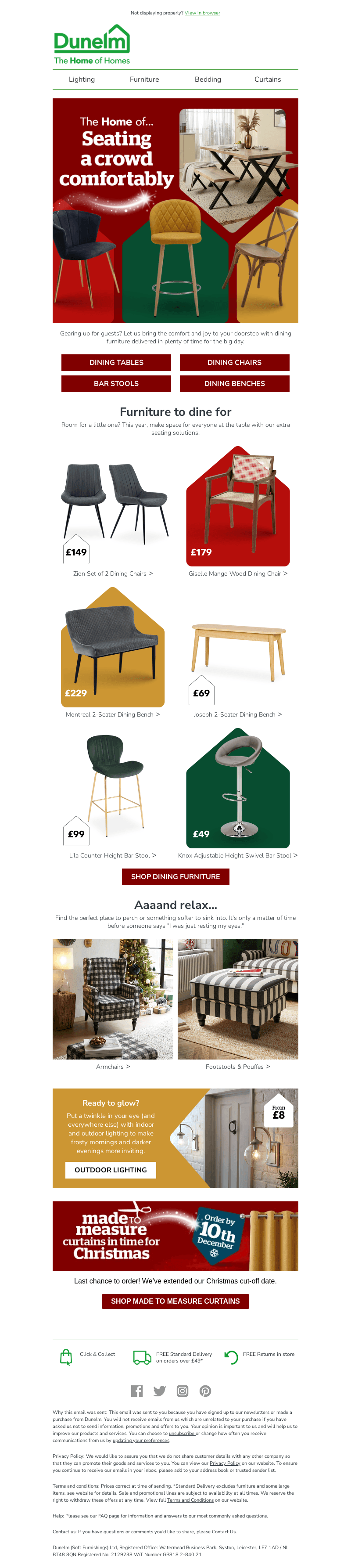 Seat a crowd this Christmas