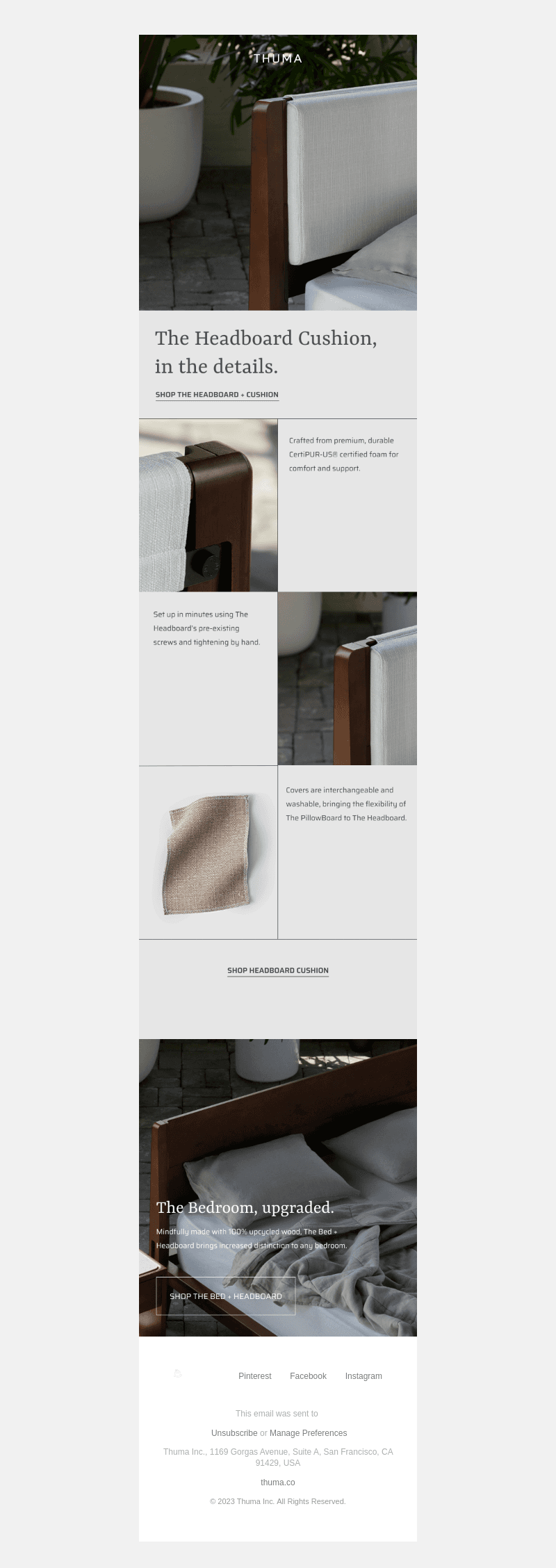 All about the Headboard Cushion.