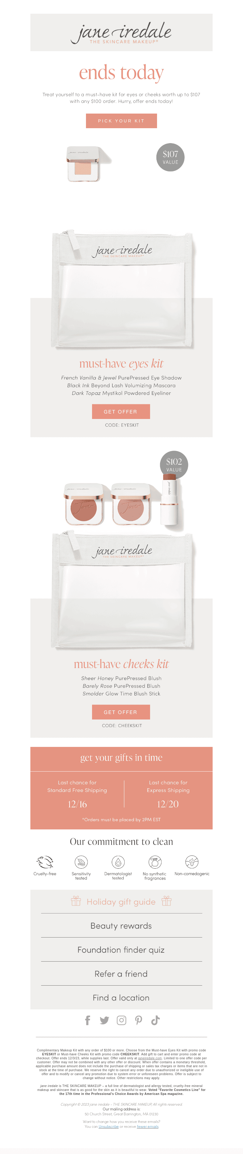 Last chance for a FREE full-size Kit!