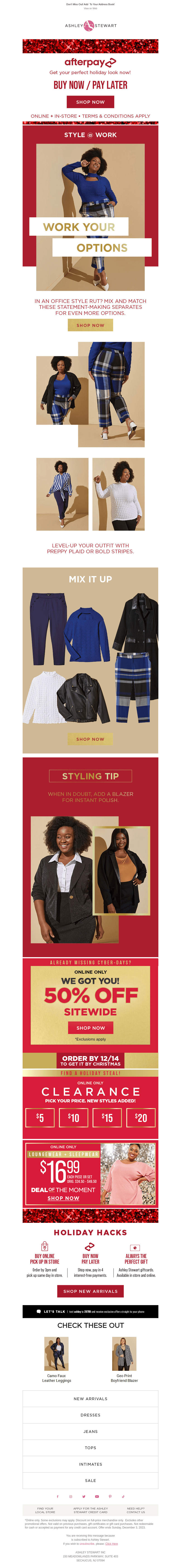 50% off more workwear options? Yes please!