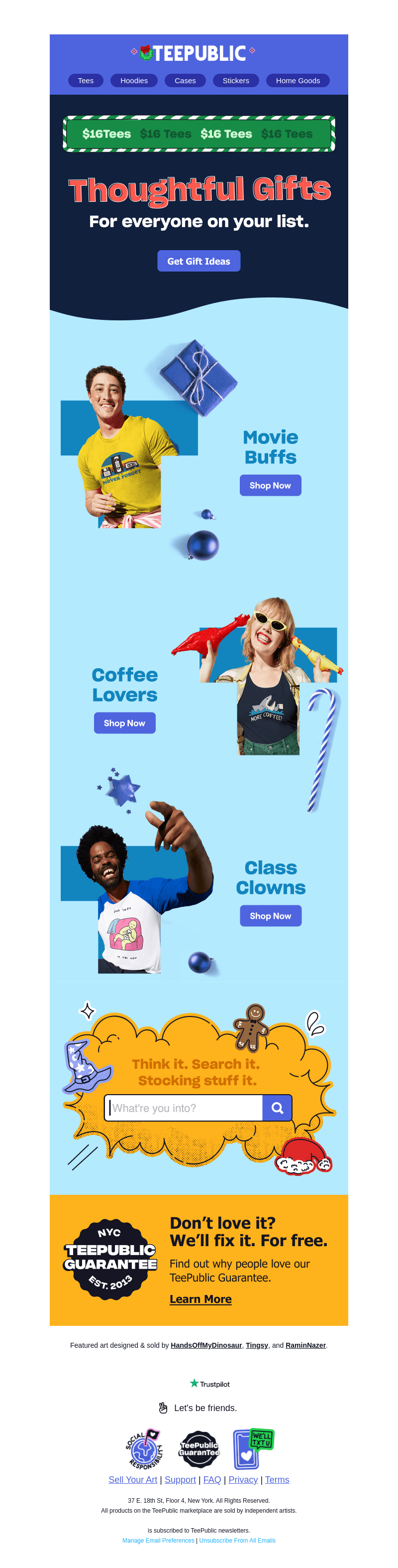 Whatever they're into, it's on sale!