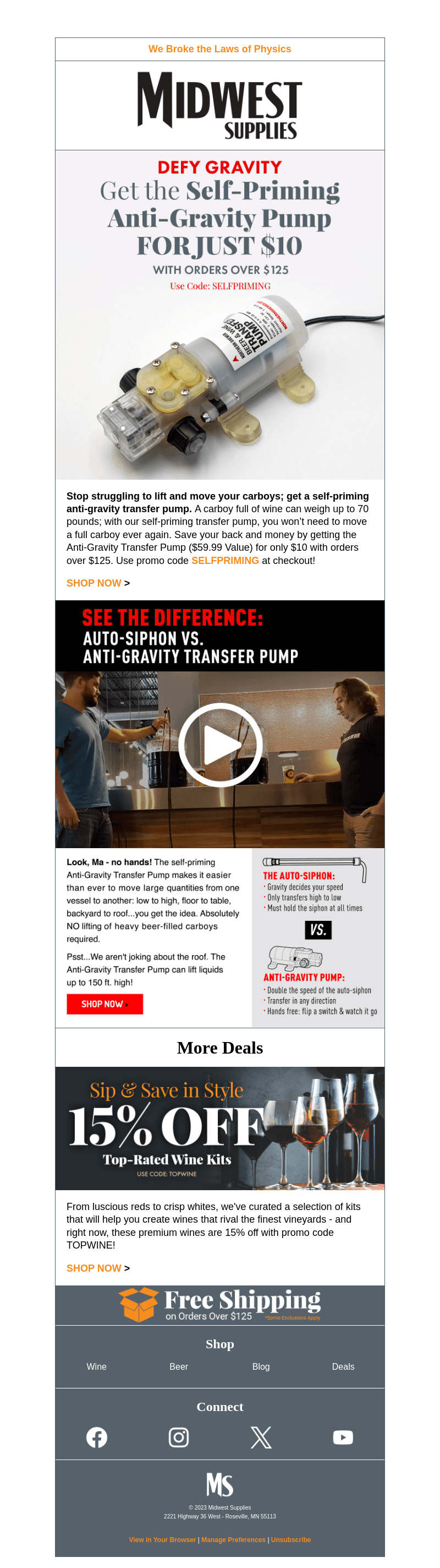 Defy Gravity with a Self Priming Transfer Pump