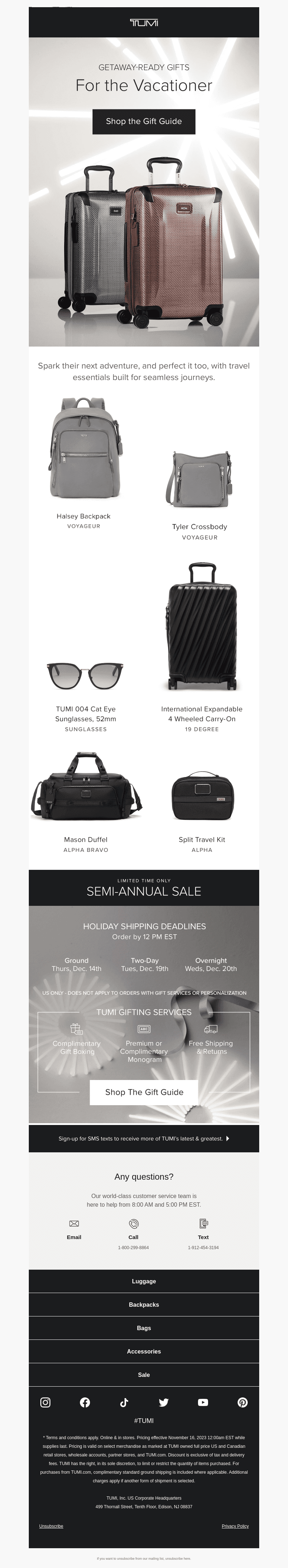 Perfect Their Dream Trip with TUMI