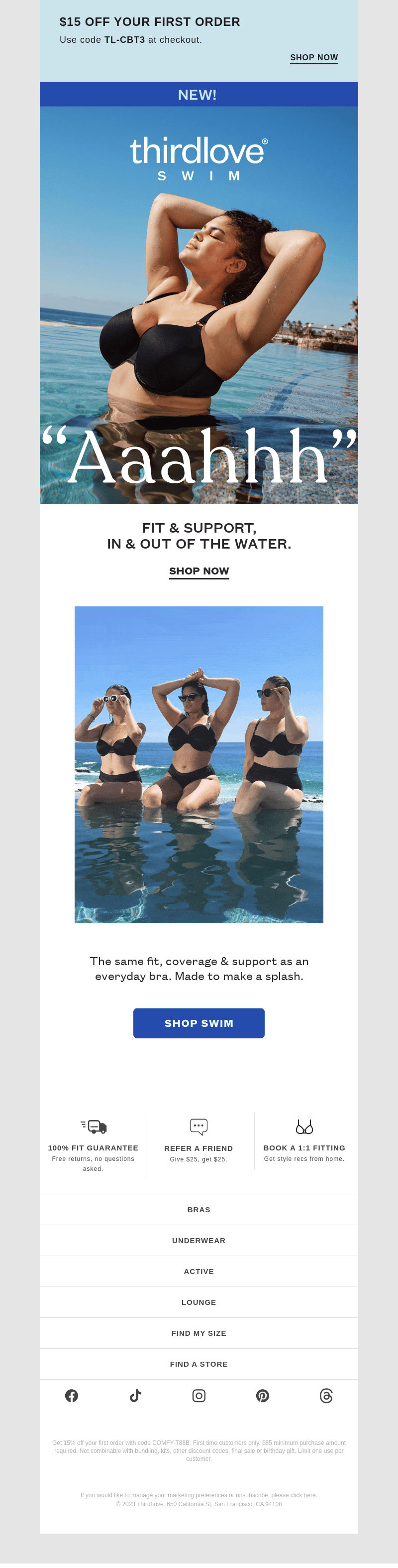 NEW 🌊 Bra-sized swim like no other