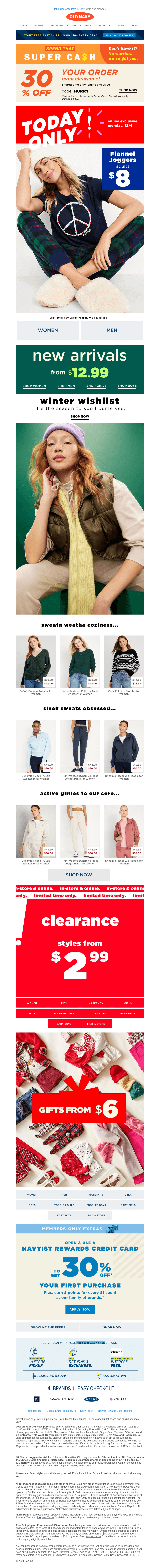 $8 flannel joggers (just for today!)