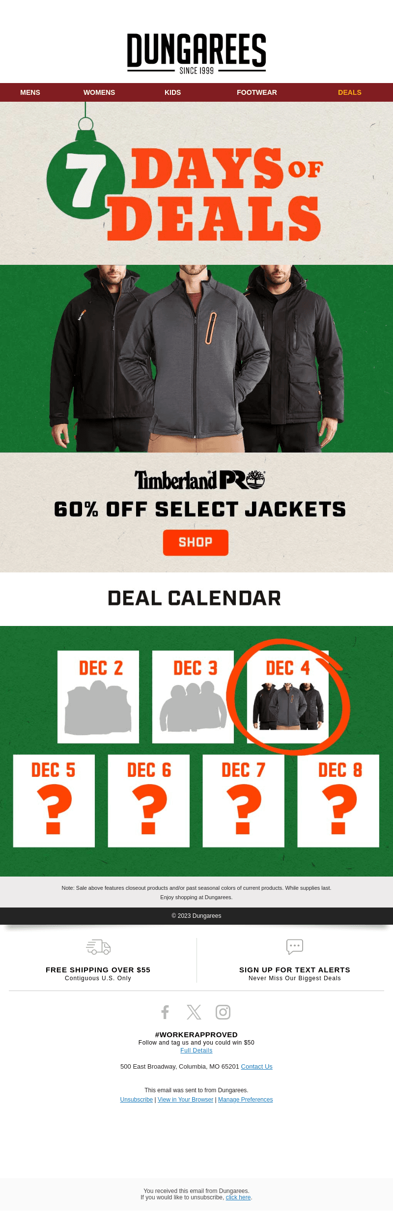 ⚠️ Last Chance at 60% Off Select Jackets