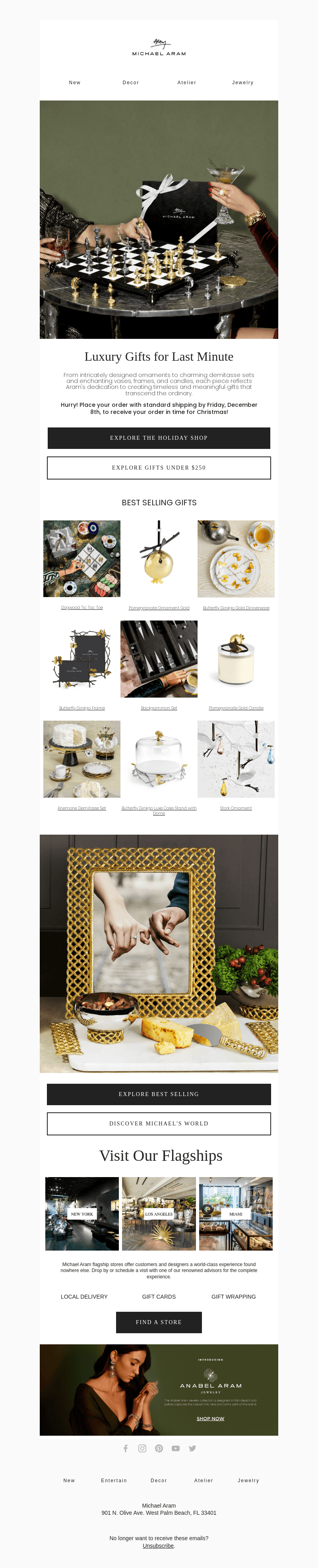 Luxury Gifts for Last Minute