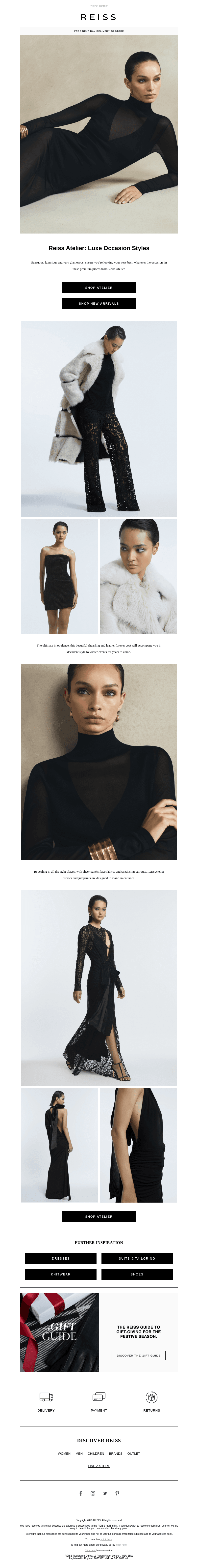Reiss Atelier: Get Event-Ready
