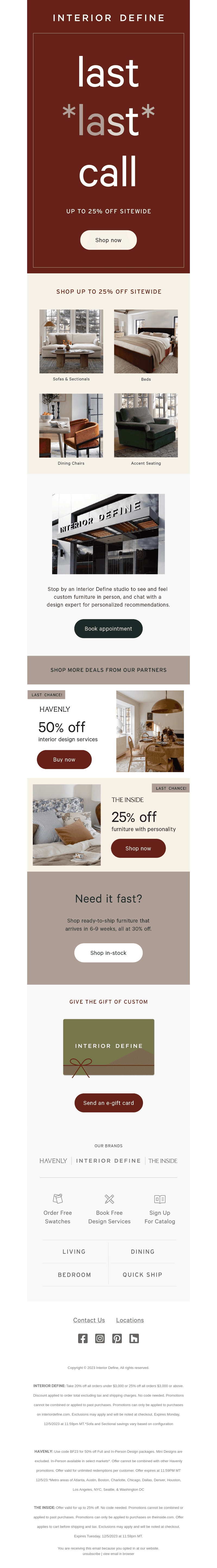 Say Goodbye to 25% off 👋